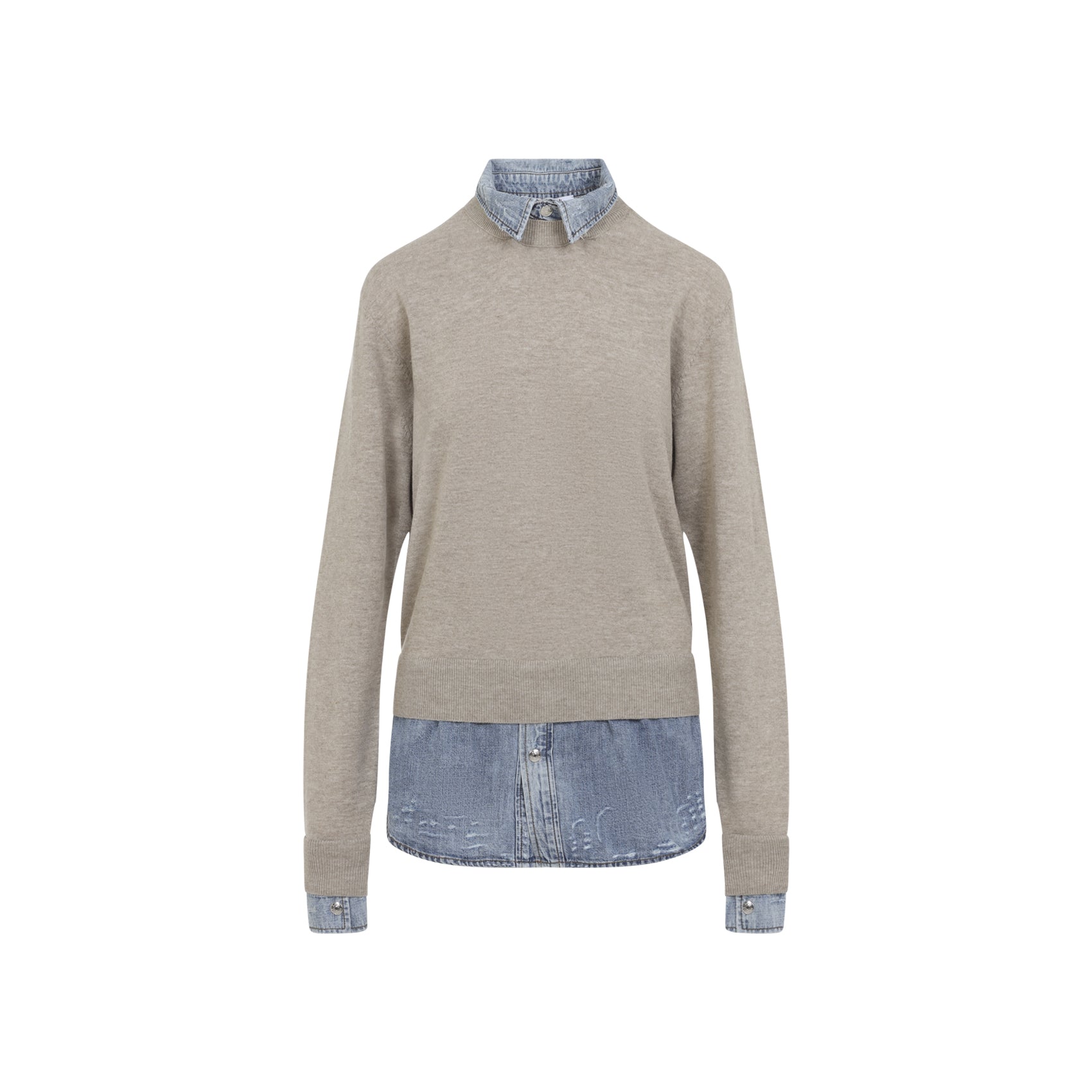 Acne Studios Pullover - Nude & Neutrals | 216ec93dda10385bfe3ddacf616c8b9fdfafc46a