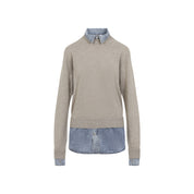 Acne Studios Pullover - Nude & Neutrals | 216ec93dda10385bfe3ddacf616c8b9fdfafc46a