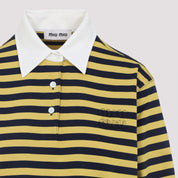 Miu Miu Polo - Yellow & Orange | 2de210c5cdd3ae051adc5404118af39a63245f01