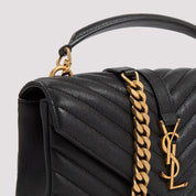 Saint Laurent College Bag In Matelassé Leather - WOMEN BAGS - Saint Laurent - T.Luxy