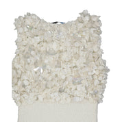 Blumarine Flower-Applique Mini Dress