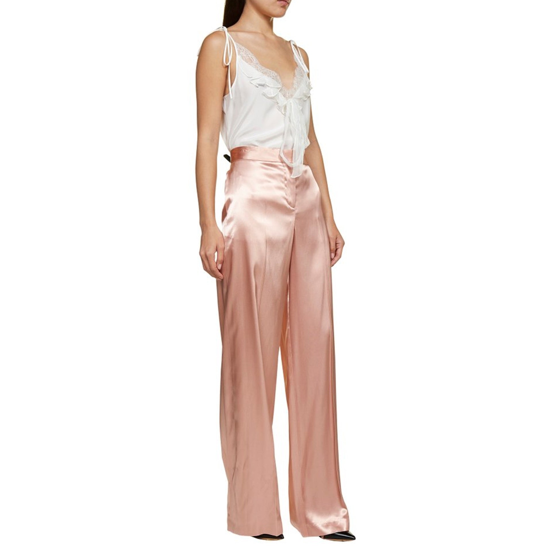 Alexander McQueen Satin Effect Trousers