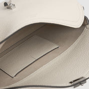 TOTEME T-lock Leather Clutch Bag