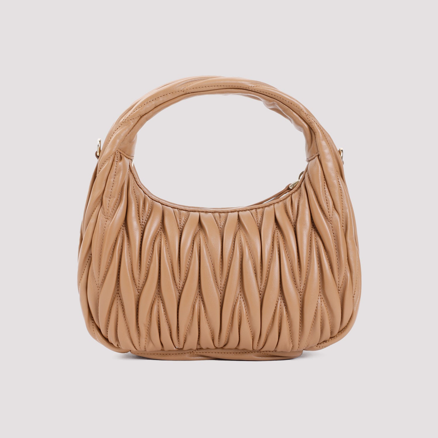 Miu Miu Small Wander Matelassé Hobo Bag - WOMEN BAGS - MIU MIU - T.Luxy