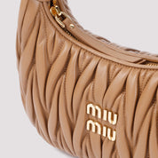 Miu Miu Small Wander Matelassé Hobo Bag - WOMEN BAGS - MIU MIU - T.Luxy