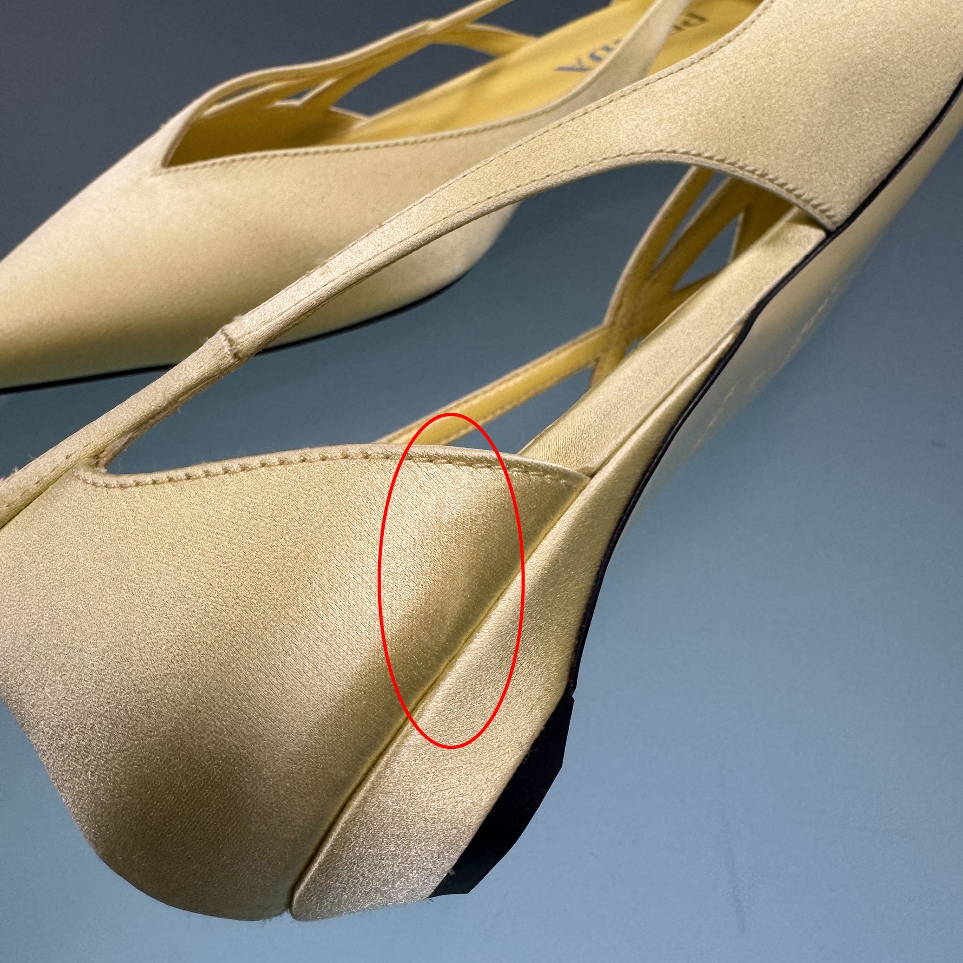 Prada Satin Ballerina Flats