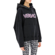 Versace Cotton Logo Sweatshirt - WOMEN CLOTHING - VERSACE - T.Luxy