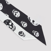 Alexander Mcqueen Skull Ribbon Scarf - WOMEN ACCESSORIES - ALEXANDER MCQUEEN - T.Luxy