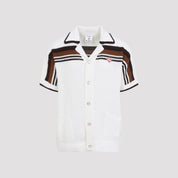 Casablanca Short-Sleeve Crochet Shirt - MEN CLOTHING - Casablanca - T.Luxy