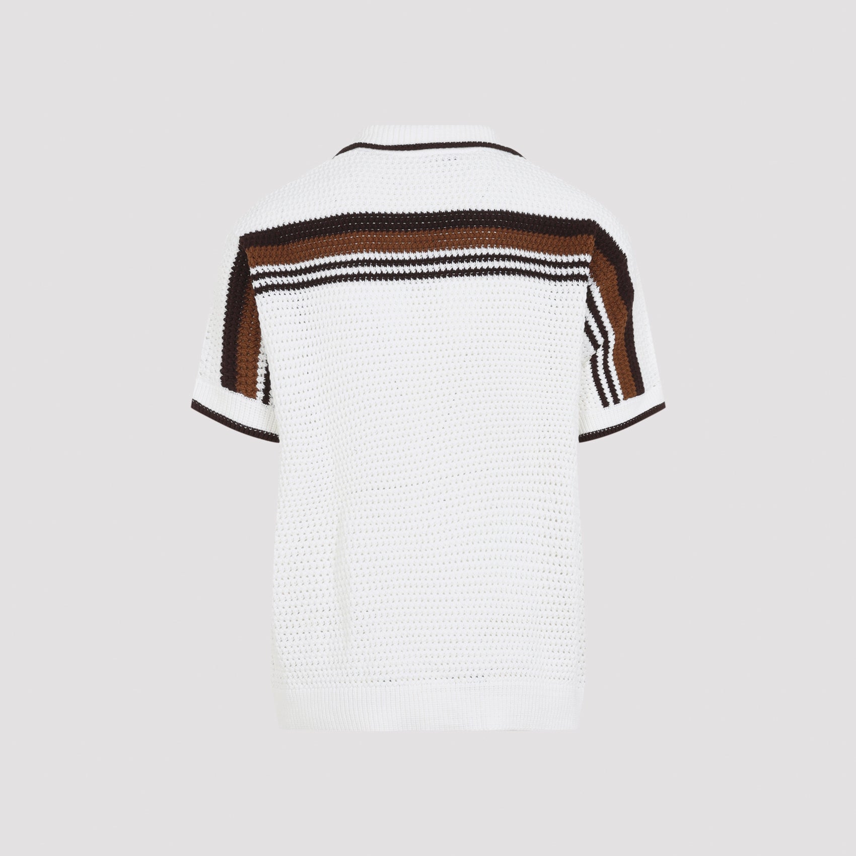 Casablanca Short-Sleeve Crochet Shirt - MEN CLOTHING - Casablanca - T.Luxy