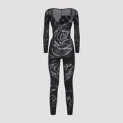 Wolford Rose Shadow Catsuit - WOMEN CLOTHING - WOLFORD - T.Luxy