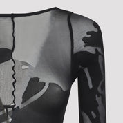 Wolford Rose Shadow Catsuit - WOMEN CLOTHING - WOLFORD - T.Luxy