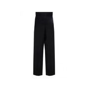 Salvatore Ferragamo Silk And Linen Pants