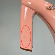 Miu Miu Crystal Leather Pumps