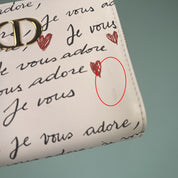 Dior Caro Amour Scarlet Wallet