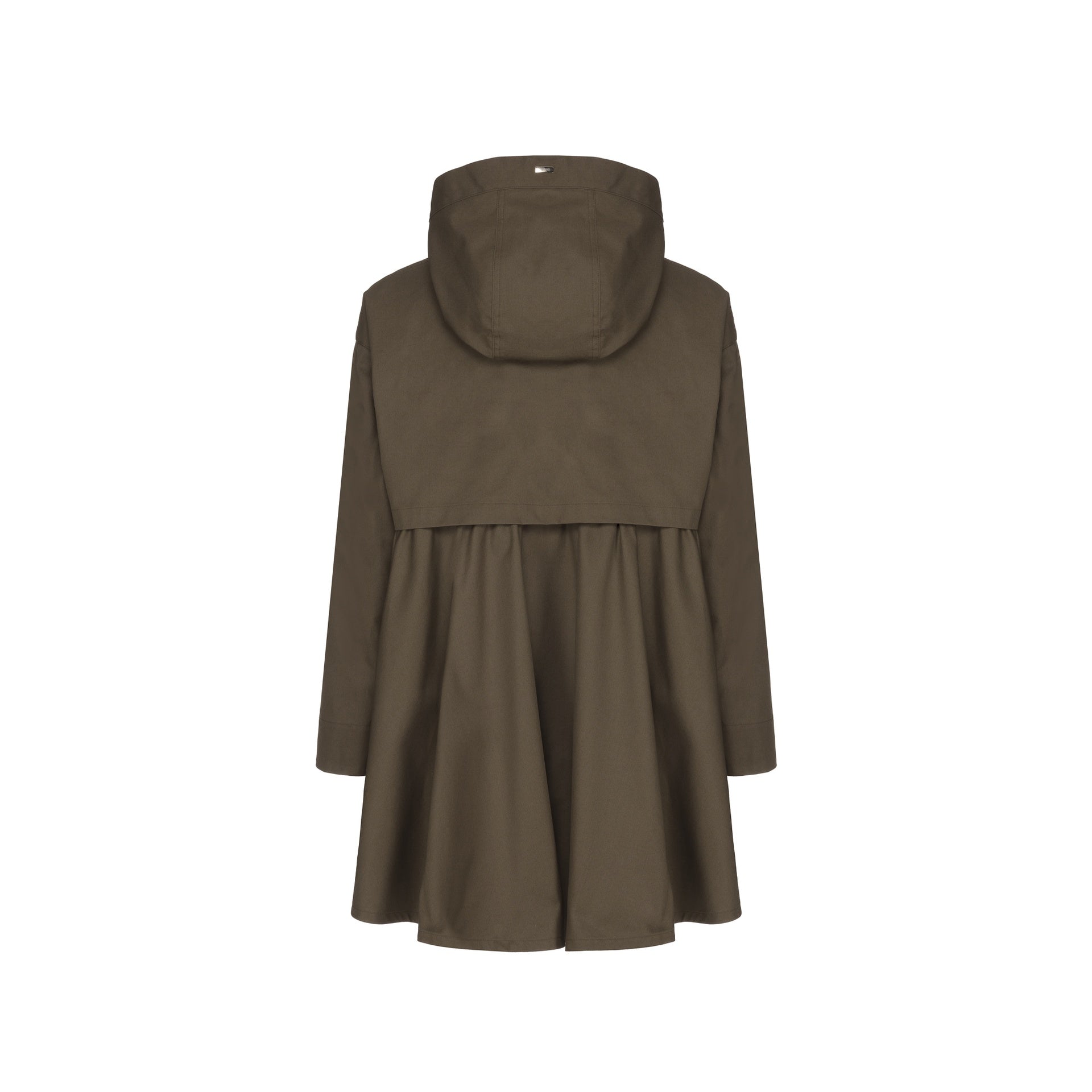 Herno Ruffled Flared Coat - WOMEN CLOTHING - HERNO - T.Luxy