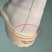 Heron Preston Leather Reflective Ankle Boots