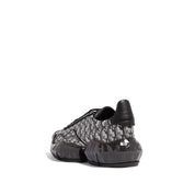 Jimmy Choo Diamond Monogram Glitter Sneakers - WOMEN SHOES - JIMMY CHOO - T.Luxy