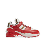 Maison Margiela Distressed Foam And Leather Sneakers - MEN SHOES - MAISON MARGIELA - T.Luxy
