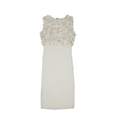 Blumarine Flower-Applique Mini Dress