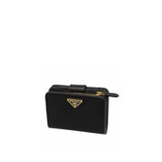 Prada Nylon and Leather French Wallet