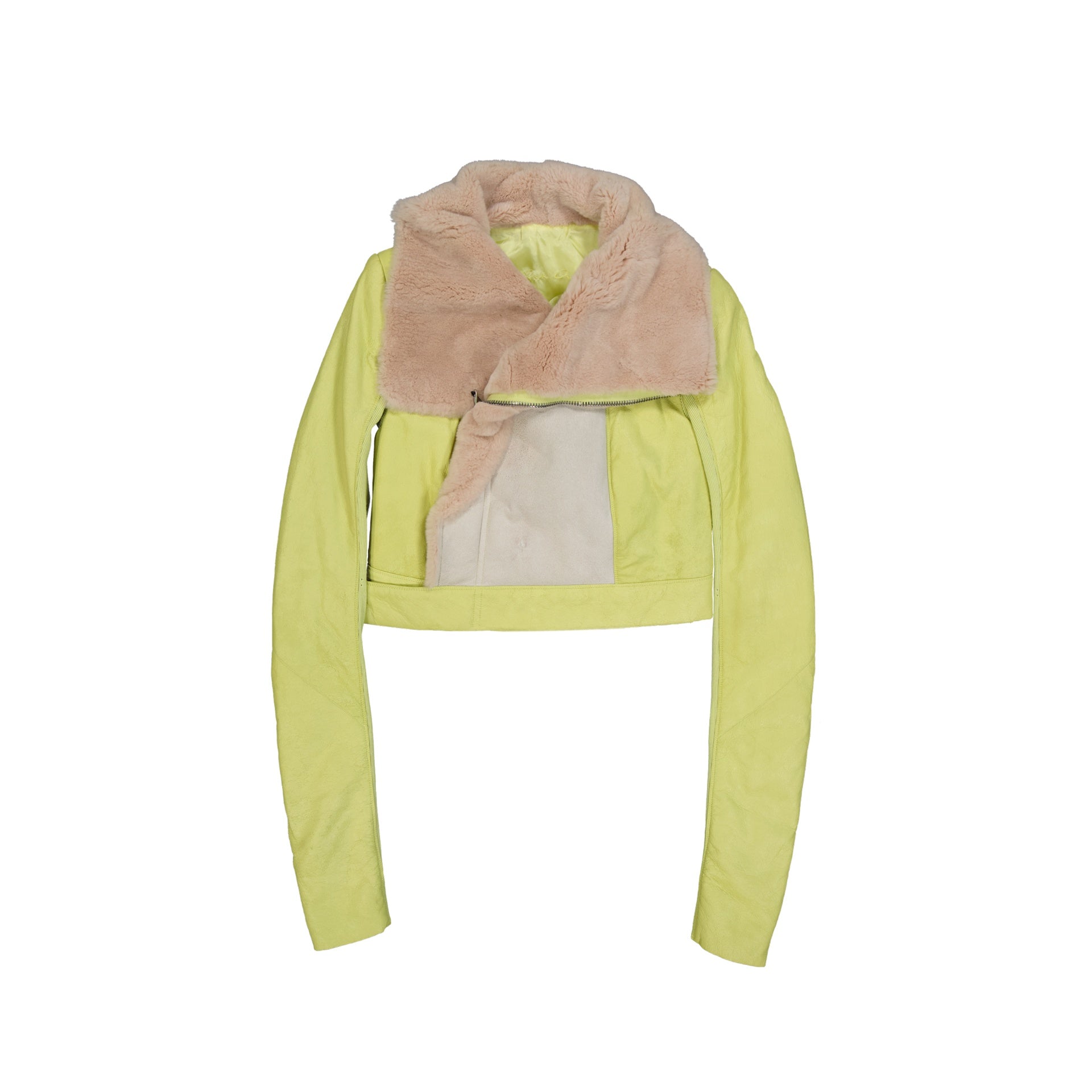 Rick Owen Leather Jacket - WOMEN CLOTHING - RICK OWENS - Tluxy New