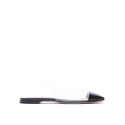 Gianvito Rossi Plexi Slingback Flats