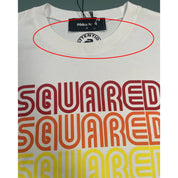 Dsquared2 Cotton Rainbow Logo T-Shirt