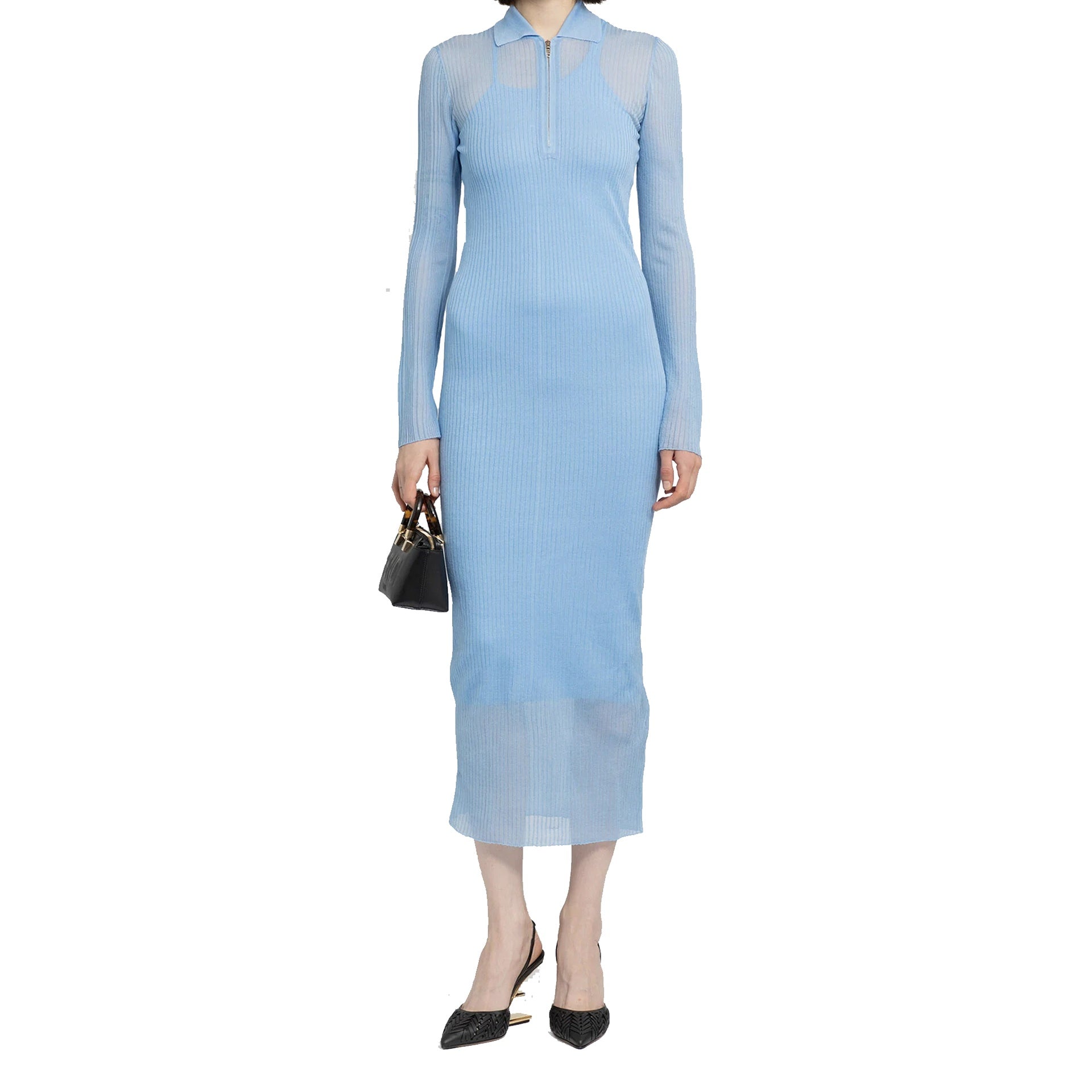Fendi Silk Dress - WOMEN CLOTHING - FENDI - T.Luxy