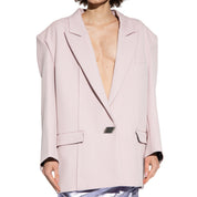 The Attico Wool Blend Oversize Jacket