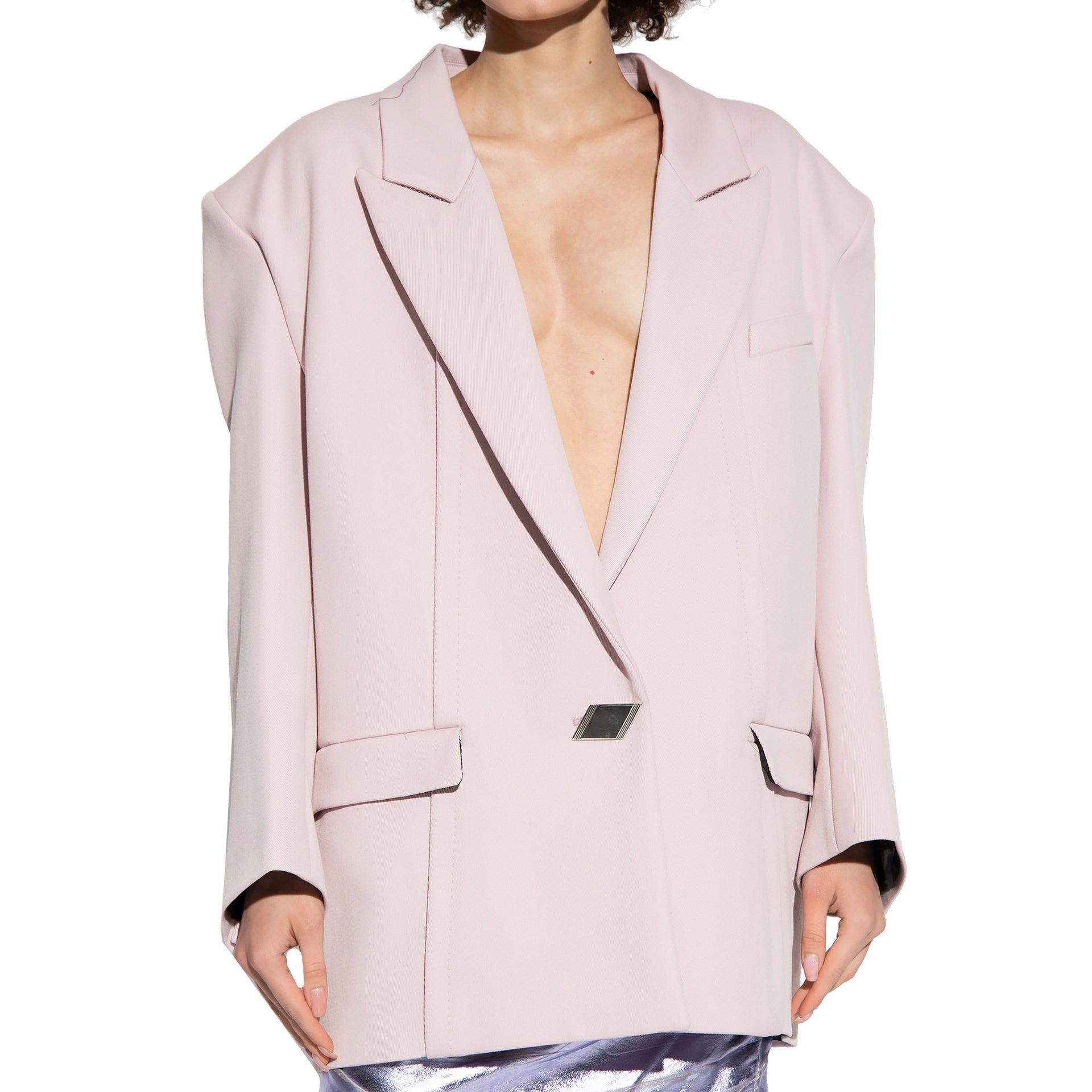The Attico Wool Blend Oversize Jacket
