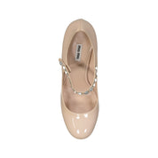 Miu Miu Crystal Leather Pumps