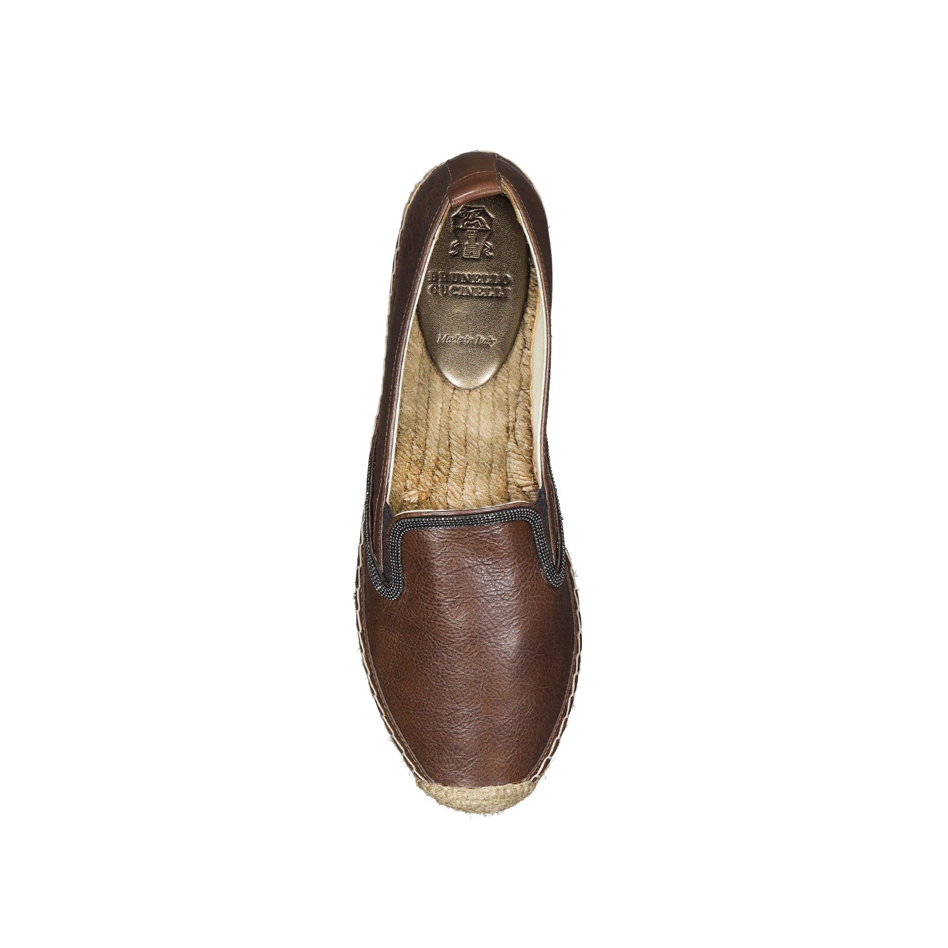Brunello Cucinelli Leather Espadrilles - WOMEN SHOES - BRUNELLO CUCINELLI - T.Luxy