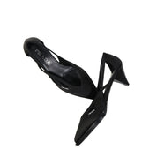 Prada 55mm Cut-Out Satin Pumps
