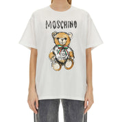 Moschino Couture Teddy Bear Cotton T-Shirt