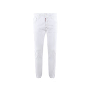 Dsquared2 White Bull Cotton Denim Jeans