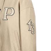 Prada Padded Leather Varsity Jacket