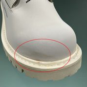 Heron Preston Leather Reflective Ankle Boots