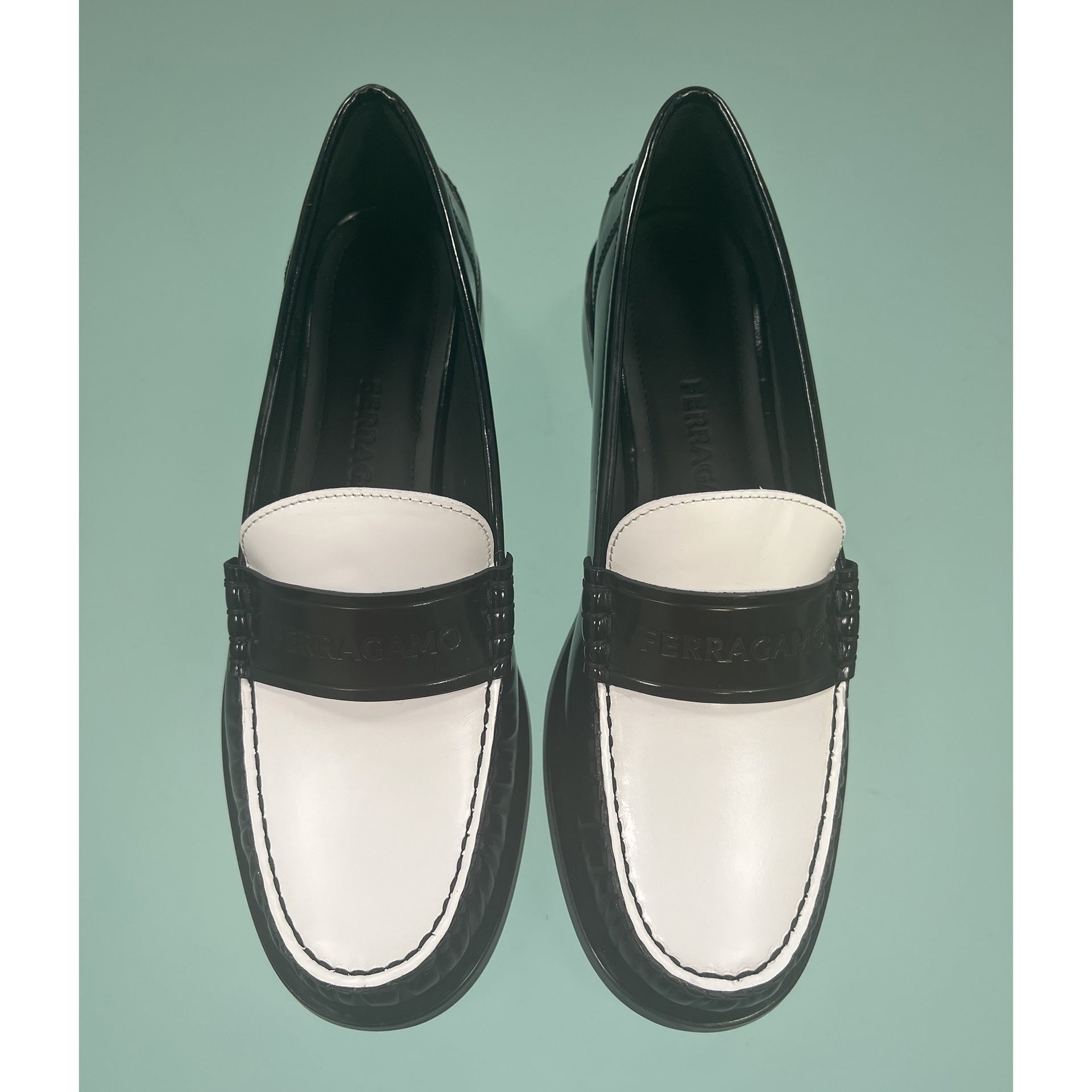 Salvatore Ferragamo Irina Leather Loafers