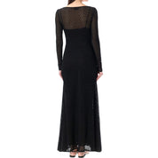 Tom Ford Lurex Crochet Maxi Dress